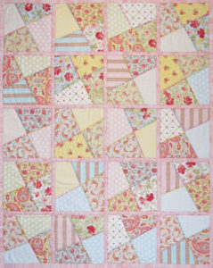 Crazy Shortcake Quilt As You Go